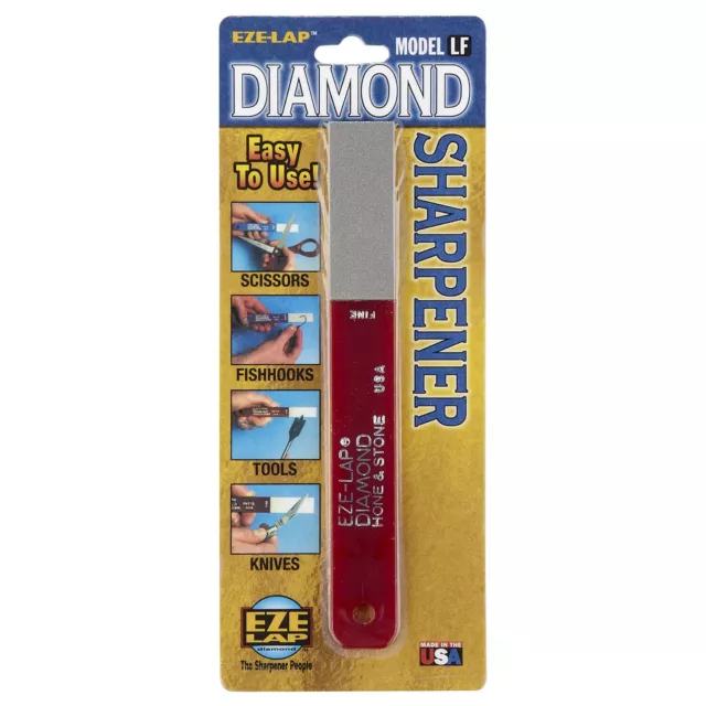 EZE-LAP Fine Diamond Hone Knife or Tool Sharpener Model LF