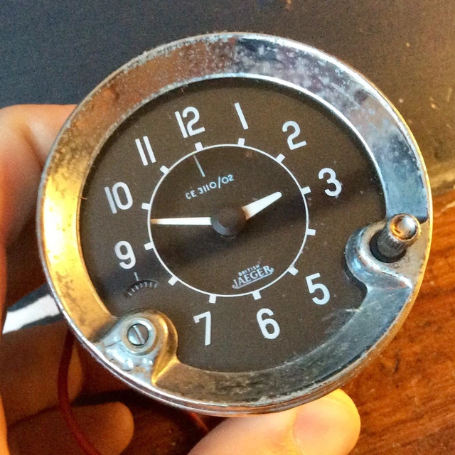 PAIR VINTAGE CLASSIC Car Dashboard Clock,SMITHS,BRITISH JAEGER,Retro