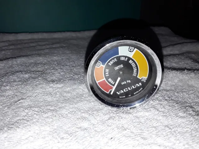 smiths vacuum gauge Classic Car Vintage Sports Mgb Mini Etc