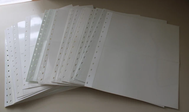 Reliure à vis toile rouge Schaubek (timbres, billets, CP, chromo