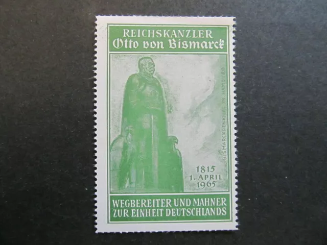 A4P5F72 Reklamemarke Otto von Bismark mnh**