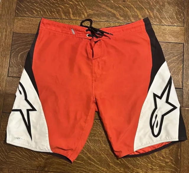 Alpinestars Board Shorts, Size W38inch Beach Surf Vintage.