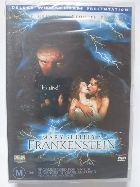 Frankenstein, Mary Shelley -Region 4 DVD- Brand New & Sealed, FREE Next Day Post
