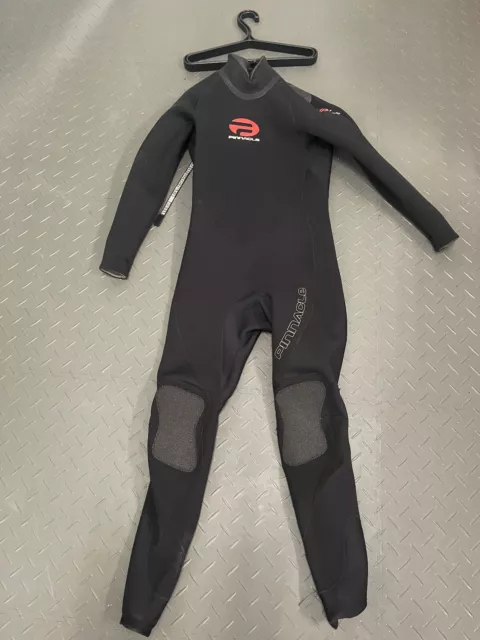 Pinnacle 3mm Cruiser Men’s Black  Full Wetsuit Back Zip Large  FREE SHIPPING!