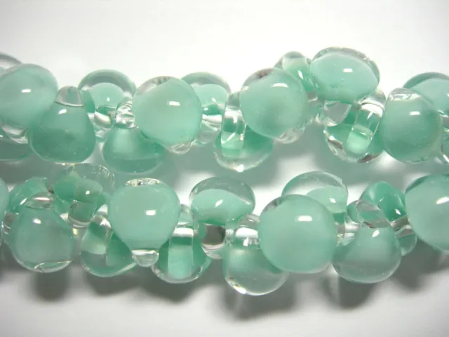 Spectacular! Lampworked Boro Glass Teardrop Beads 25 CC