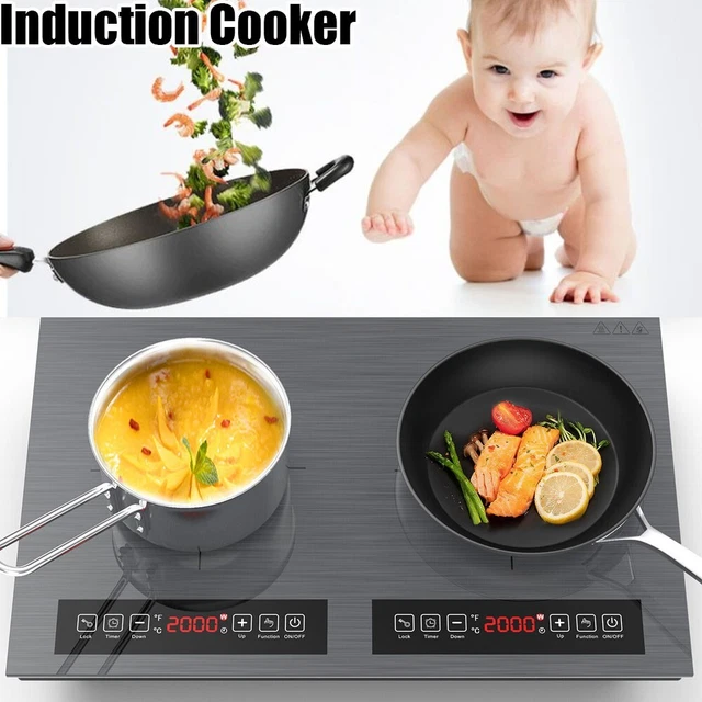 INDUCTION COOKER 2 Burner Cooktop 1800W Digital 2 Burner Electric