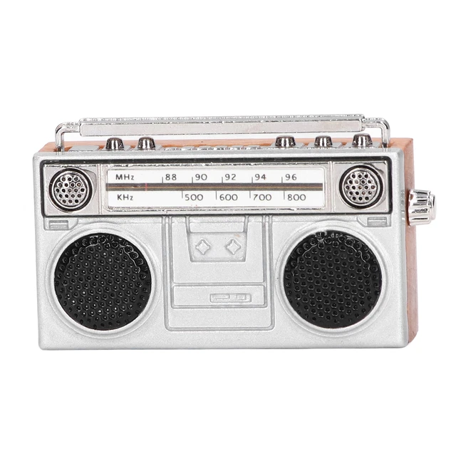 1:12 Scale Dollhouse Radio Children Simulated Miniature Retro Radio Model To.
