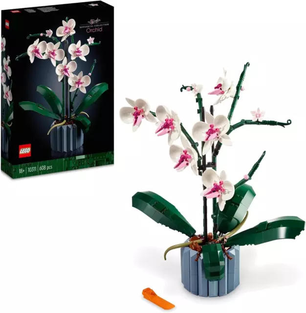 LEGO® Icons Orchid 10311 Plant Decor Building Kit for Adults; Build an Orchid Di