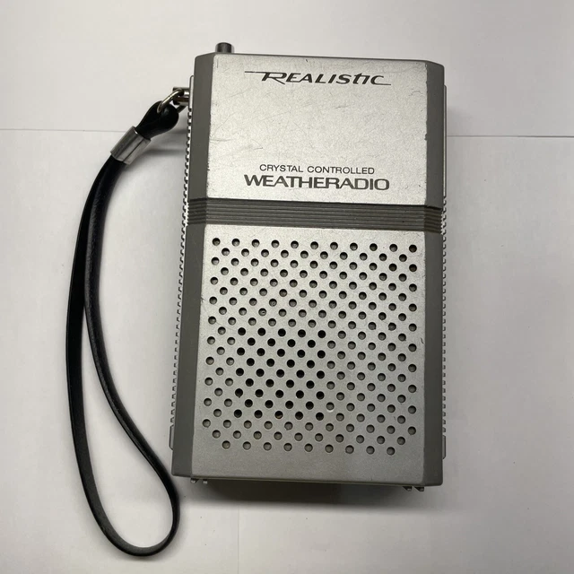 VINTAGE RADIO SHACK Realistic Crystal Controlled Weather Radio 12151