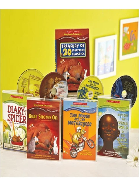 SCHOLASTIC TREASURY OF 100 Storybook Classics 16-DVD Box Set