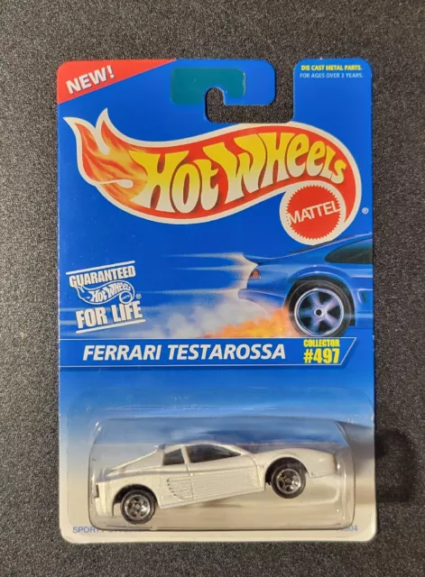 Hot Wheels Collector No. 497 Ferrari Testarossa White