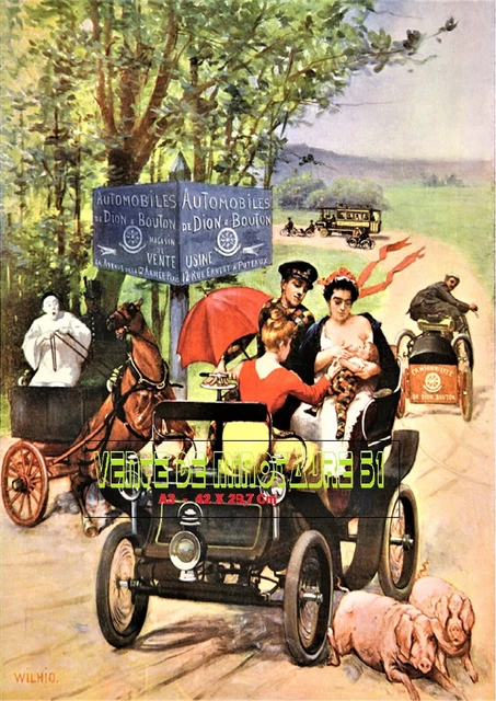 Puteaux - Usine Dedion Bouton sortie des ateliers - Carte postale