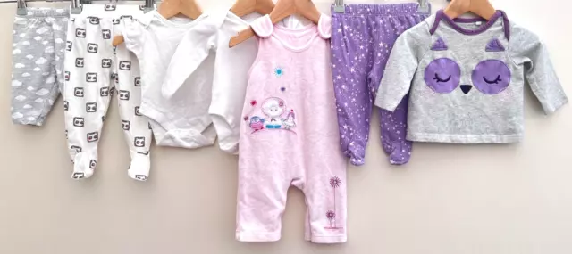Baby Girls Bundle Of Clothing Age 0-3 Months Little White Company Mini Club M&S