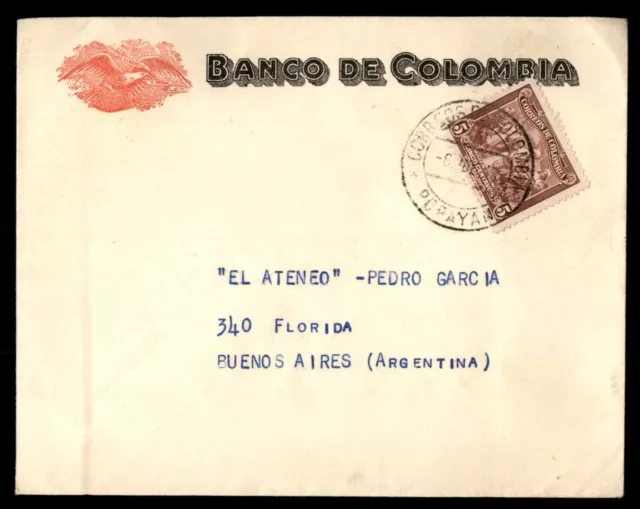 Mayfairstamps Colombia Banco de Colombia Picking Coffee Cover aag_49113