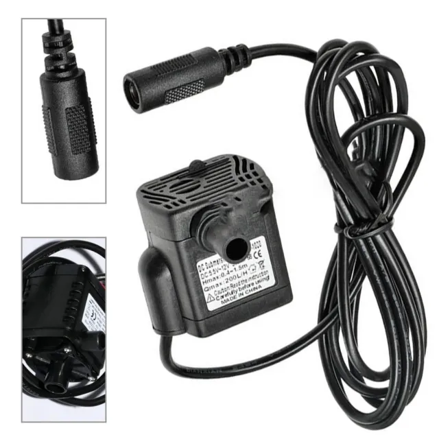 Efficient 12VDC Submersible Pump for Aquatic Circulation and Small Showers