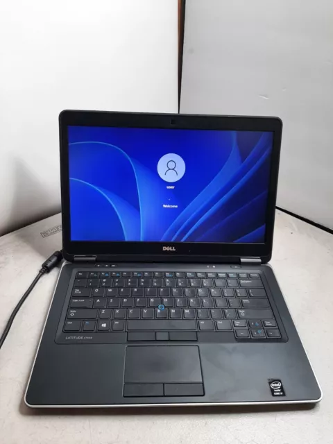 Dell Latitude E7440 14" Laptop i7-4600U 2.10GHz 8GB RAM 128GB SSD Win11 #97