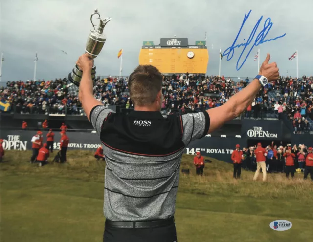 Henrik Stenson Autographed Signed Pga 11X14 Photo Picture Golf Masters Beckett 9