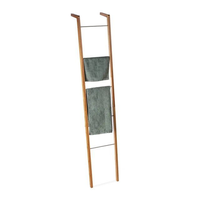 Porte-serviettes à Suspendre Sur Porte - Barre Acier Inox 23cm, Installation Sans Perçage, Support 3kg