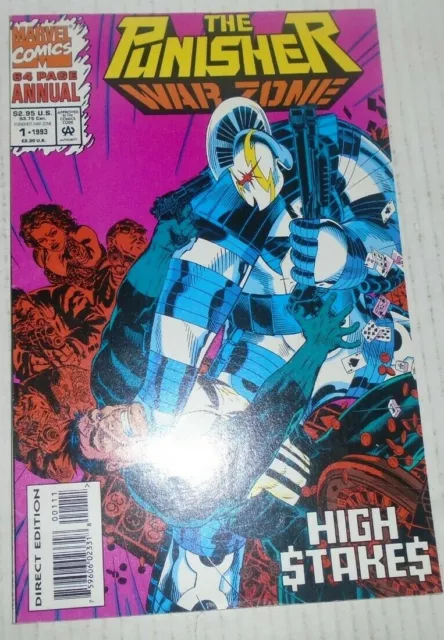 The Punisher War Zone # 1 High Stakes 1993 Marvel