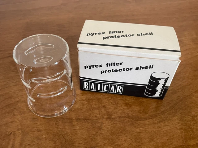Balcar 30425 Pyrex Filtro Protector Carcasa Cubierta Transparente 70mm para Proteger Flashtube