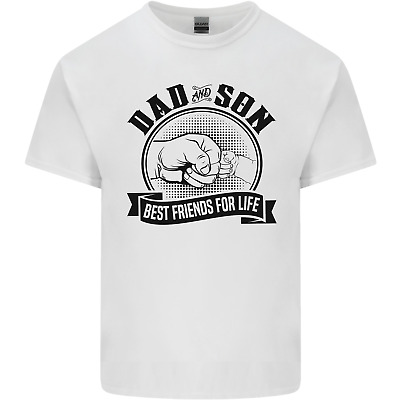 Dad & Son Best Friends For Life Mens Cotton T-Shirt Tee Top