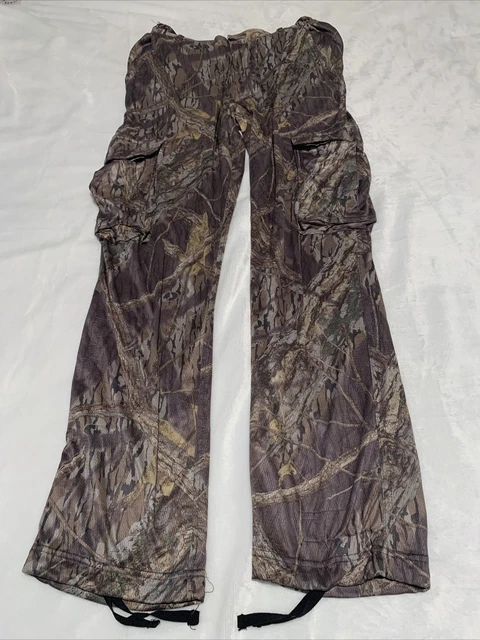 Redhead Camo Cargo Pants Womens  Realtree Small/Petite Tie Elastic Strech Waist