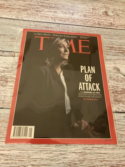 Marine Le Pen Cover Time Magazine May 2014 Plan Of Attack