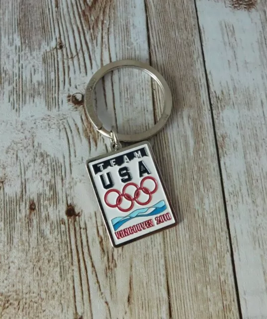 2010 Olympics Vancouver Canada Team USA Souvenir Keychain