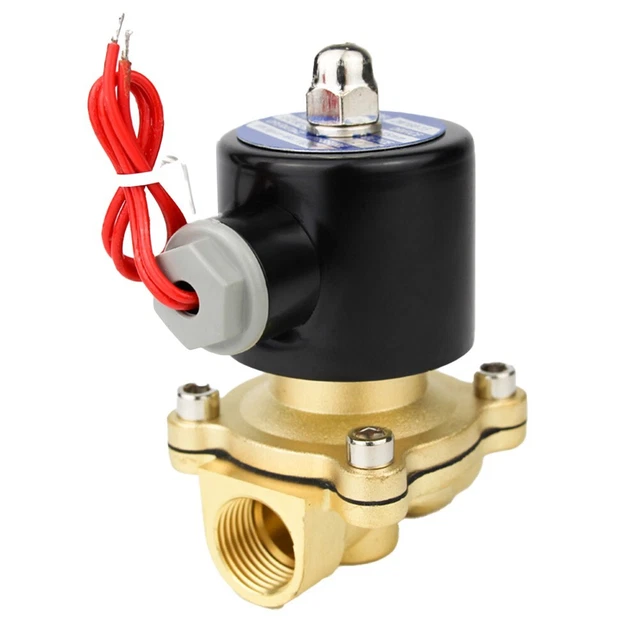 Électrovanne DC 12V 1/2" Normalement Fermée - Pour Arrosage Automatique, Système Eau