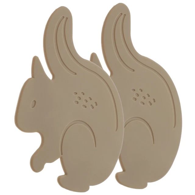 2 piezas Novedad Taza Alfombras Home Tee Tazas Almohadillas Silicona Tazas Almohadillas Hermosas
