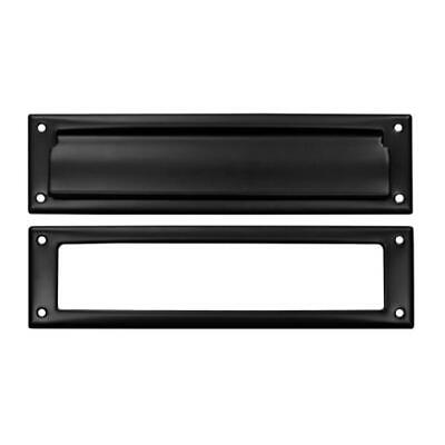 Deltana MS211U19 13.12 in. Mail Slot with Interior Frame Black - Solid