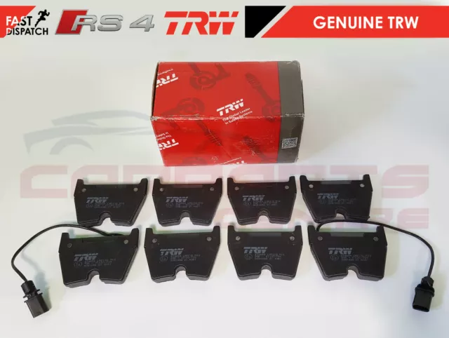 For Audi Rs4 Rs5 R8 Fsi Spyder Quattro 4.2 5.2 Front Brake Pads Genuine Oem Trw