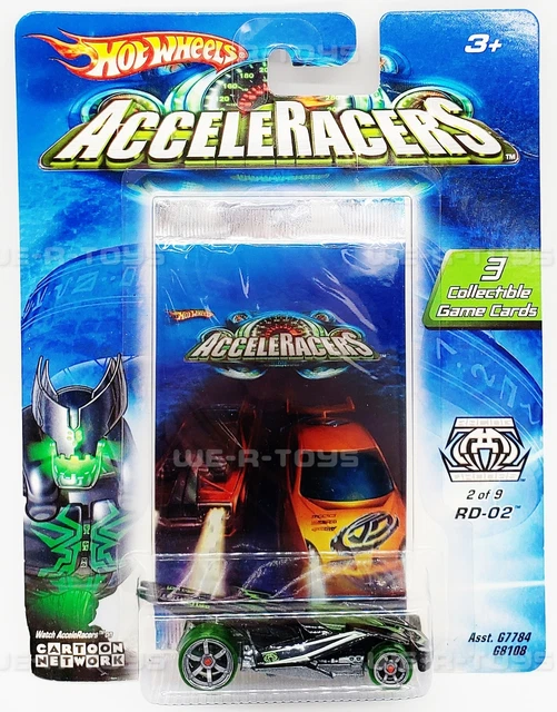HOT WHEELS ACCELERACERS Racing Drones RD02 Car 2 of 9 Mattel 2004 