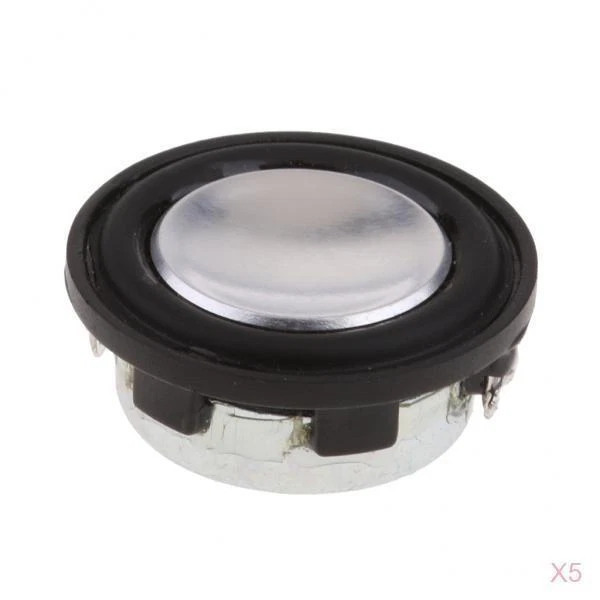 5 Stück 28mm Mini 2W Stereo Audio Lautsprecher 1" 4Ohm DIY Lautsprecher 2
