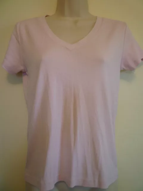 J Crew womens Small pink v-neck T-shirt knit top short sleeve shirt blouse top