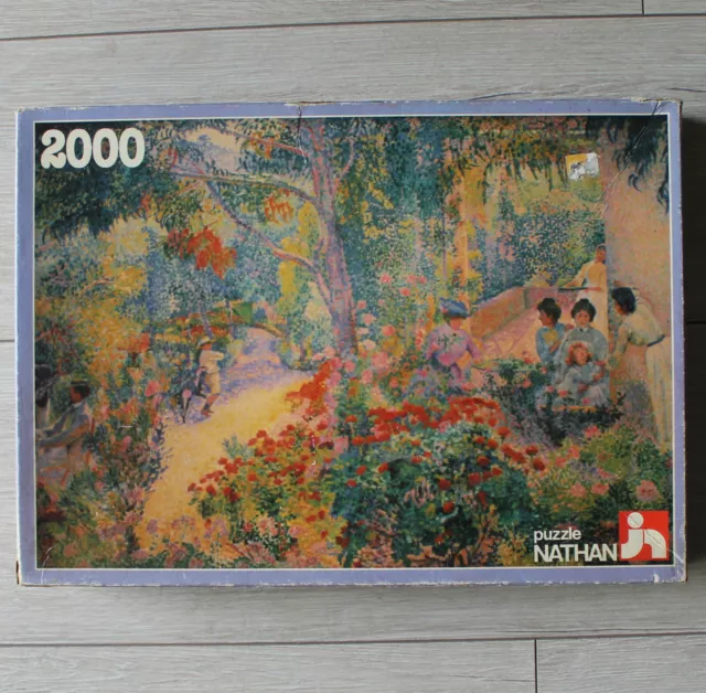 Nathan Puzzle 2000 Pièces H. Cross Après Midi Au Jardin