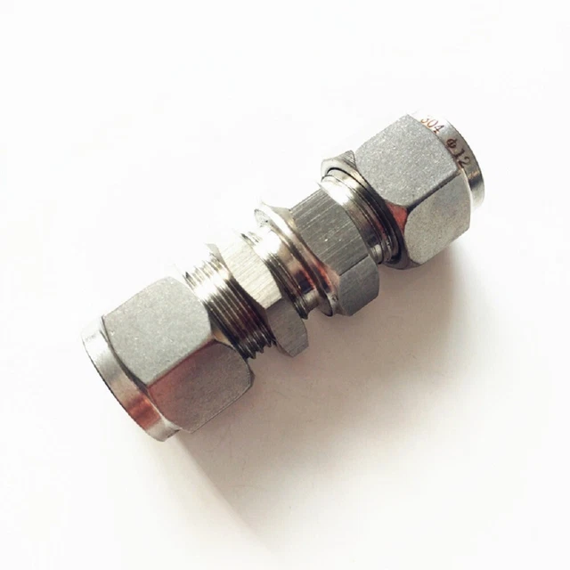 Raccordi A Sbavatura In Ottone Massiccio 4-8 Mm (2 Pezzi), Adattatori Per Tubi Chimici, Resistenti Alla Corrosione E Durevoli.