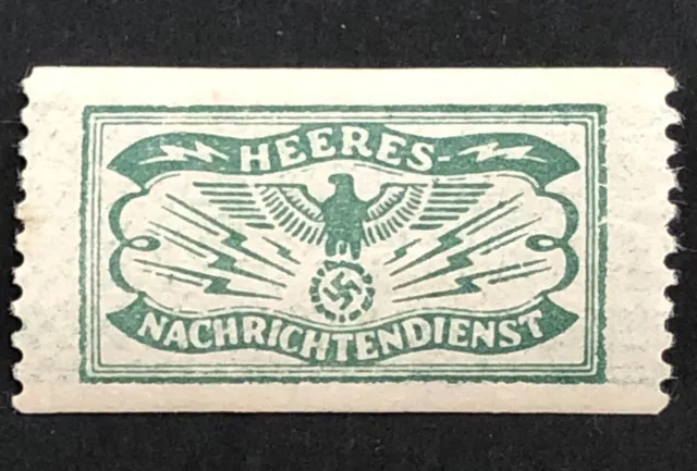 Germany-1939/45-Third Reich Army Intelligence Stamp-Heeres Nachrichendienst-Mnh