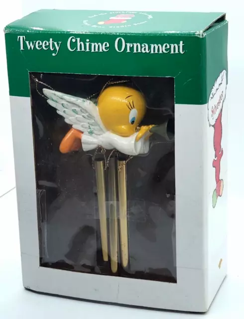 Looney Tunes Tweety Bird Chime Ornament Warner Bro Studio Rare Wing Color 2