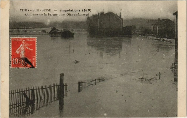 CPA VITRY-SUR-SEINE - submerged Quartier de la Ferme aux Oies (62957)