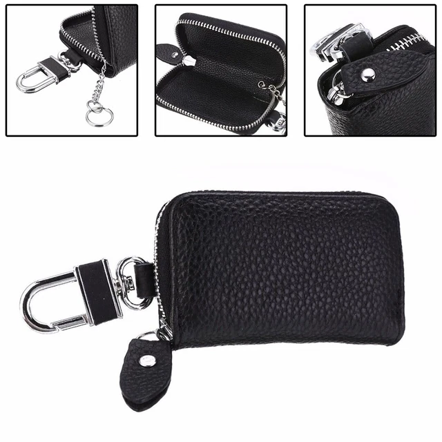 Étui En Cuir Pour Clé De Voiture – Protection Contre Chocs Et Eau, Dimensions 10 X 6 Cm - 7