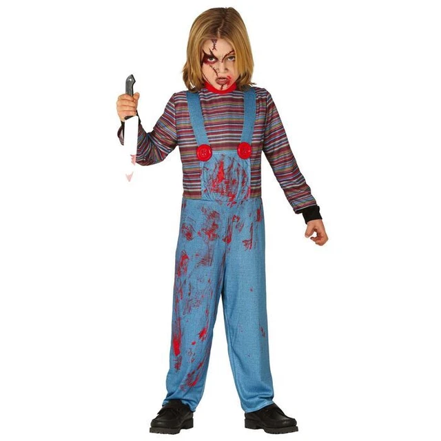 Carnavalife Halloween-Kostüm Für Kinder – Als Chucky, Annabelle Oder Ghostbuster, Größe 13-15 Jahre