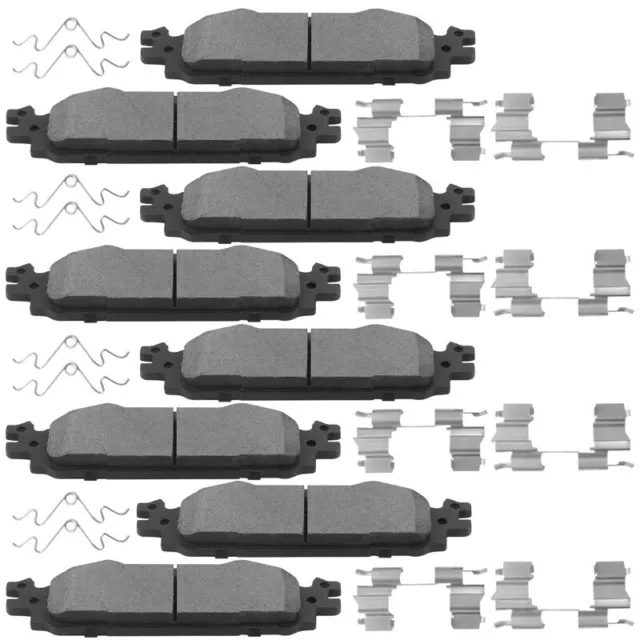 Front and Rear Premium Ceramic Brake Pads For Ford Explorer Flex Taurus MKS MKT