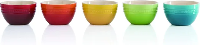 Le Creuset Tea bowl Rice Ball S Rainbow Hea 8. tea bowl 5 pieces