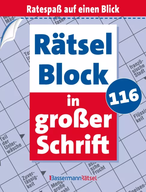 Eberhard Krüger | Rätselblock in großer Schrift 116 (5 Exemplare à 2,99 )