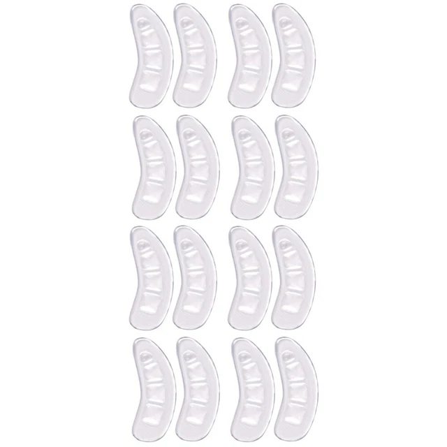 8 paia adesivi antiscivolo imbottitura tallone alto clip scarpa hack lavoro