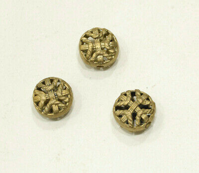Beads African Brass Round Cage Beads