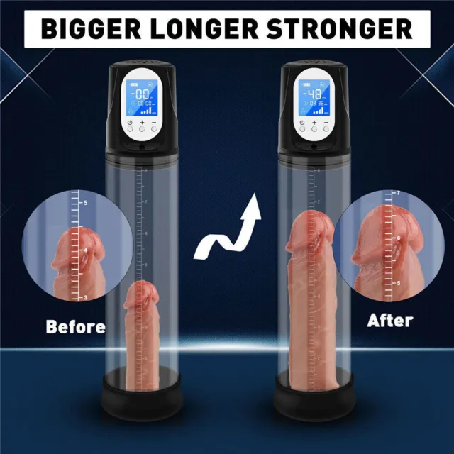 Bomba eléctrica automática de pene alargamiento del pene ayuda para la impotencia bomba de vacío.