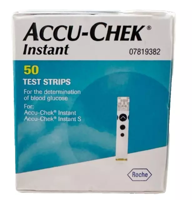 ACCU-CHEK Instant Test Strips - 50 Strips (Expiry: 10/2025)