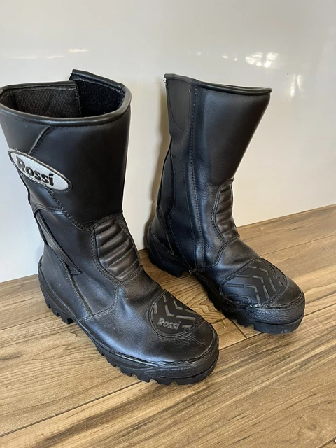 ROSSI MOTORCYCLE BOOTS Womens Size 39 Brand New Soles 140.00 PicClick AU